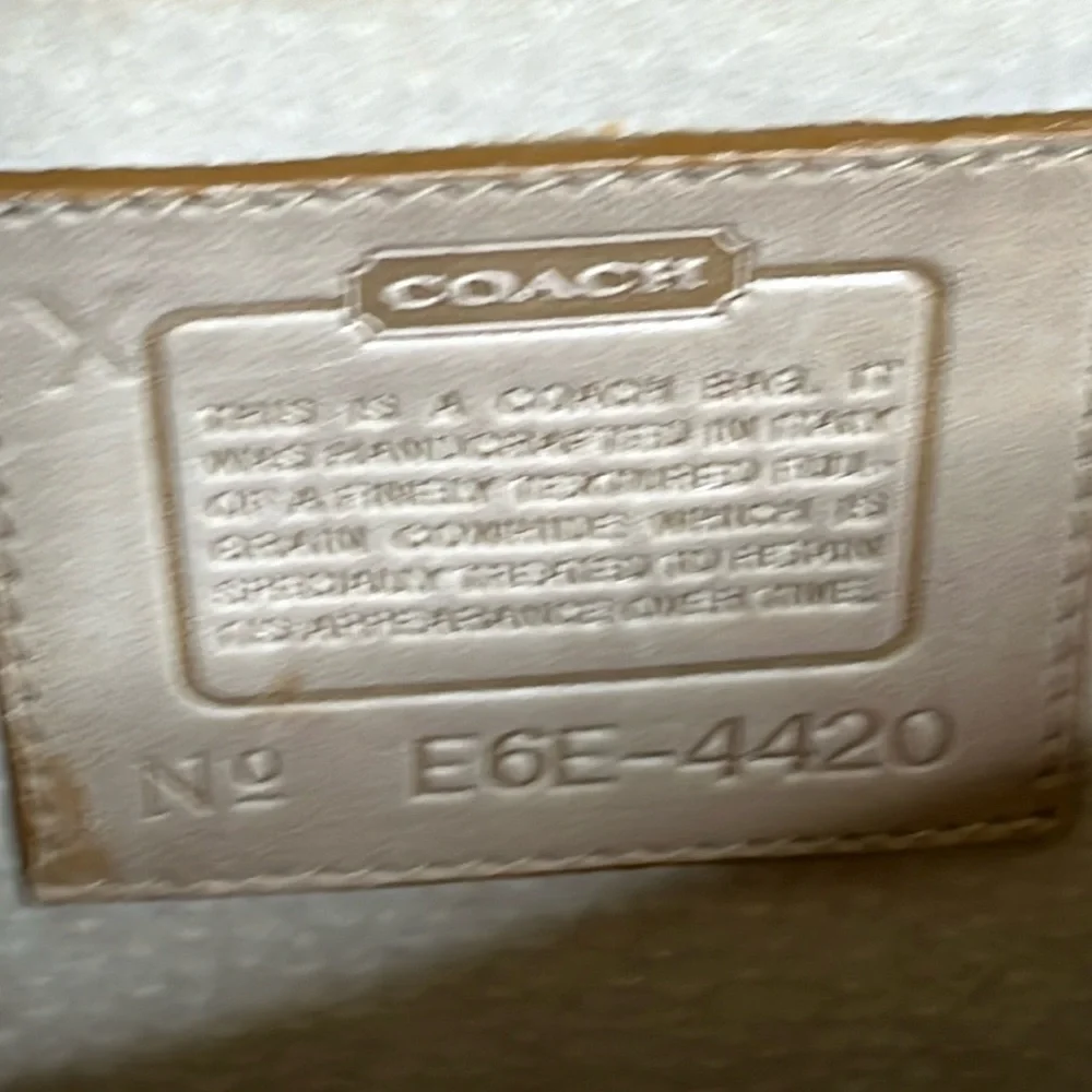 COACH CARAMEL CLASSIC MADISON DRAKE PINNACLE BRIEFCASE BAG MADE IN ITALY… - Picture 14 of 17